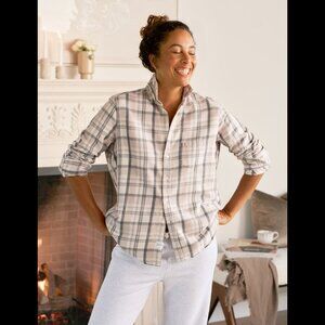 Frank & Eileen Eileen Italian Flannel Plaid Button-Up